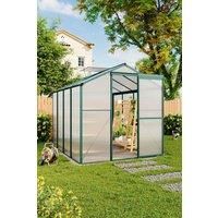 Aluminium Hobby Greenhouse with Window Opening