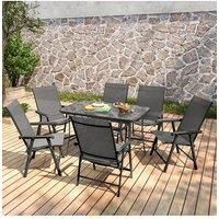 Hoguet 6 Seater Garden Dining Set