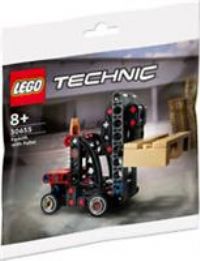 Lego Technic - Forklift with Pallet Polybag 30655 New Sealed