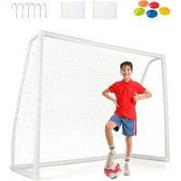 Adjustable Football Goal With 5 Training Cones