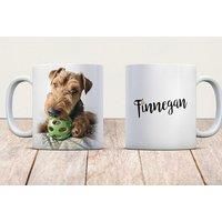 Personalised White Custom Photo Mug - Photo & Text