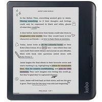 Kobo Libra Colour | eReader | 7” Glare-Free Colour E Ink Kaleido™ 3 Display | Dark Mode Option | Audiobooks | Waterproof | (Black)