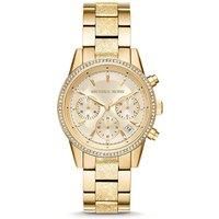 Michael Kors Ladies' Ritz Gold Watch With Two Years Warranty