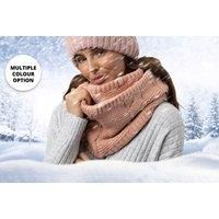 Winter Thermal Scarf With Insulation For Women In 3 Colours - Black