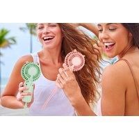 Mini Portable Cool Mist Handheld Fan - 4 Colours! - Red