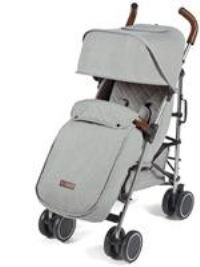 Ickle Bubba Discovery Max Stroller - Grey on Silver