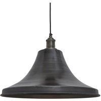 Brooklyn Giant Bell Pendant, 20 Inch, Pewter, Pewter Holder