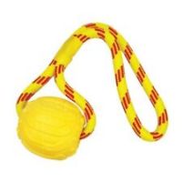 Happy Pet Floating Ball on Rope, ideal toy to take to river, lakes and seasides