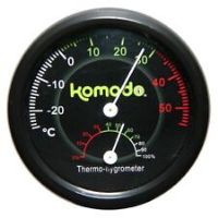 Komodo Thermometer & Hygrometer Analogue Reptile Heating Terrarium Temp Humidity