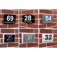 Personalised Door Sign - 6 Styles! - Black