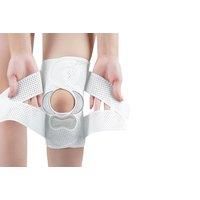 Sport Knee Pads With Side Stabilisers - 5 Sizes, 2 Colours - White