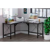 L-Shaped Corner Desk - Black!