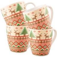 'Christmas Jumper' Mugs Set of 4