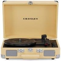 Crosley Cruiser Deluxe Fawn Bluetooth Turntable RRP 89.99 lot GD