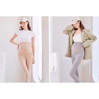 Ultrathin Maternity Support Leggings - 4 Colours - Beige