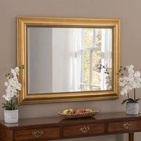 Yearn Mirrors Yearn Classic Beaded Wall Mirror Gold 63.5 X 78.7Cms