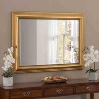 Yearn Mirrors Yearn Classic Beaded Wall Mirror Gold 119X94Cm