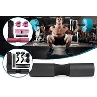 Gym Beginners Barbell Equipment Set - 2 Options! - Black