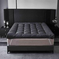 Ezysleep Grey 4 Inch Thick Super Soft Mattress Topper Superking