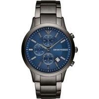 Men'S Emporio Armani Renato Chronograph Watch With Blue Dial