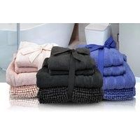 Four-Pack Towel & Bath Mat Set - 6 Colours