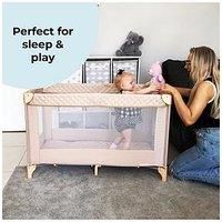 My Babiie Blush Quilted Travel Cot