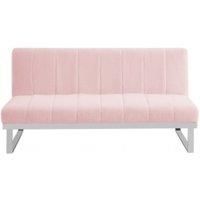 Ellie Boucle Foldable Sofa Bed With Stainless Steel Legs - 3 Colours