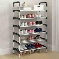 LivingandHome Living and Home Lightweight Minimalist Tiered Shoe Rack