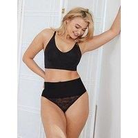 Maidenform Tame Your Tummy Shaping Thong - Black