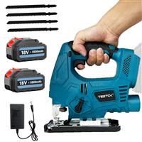 2x 5.5A Battery Jigsaw Cordless Brushless+Charger-Makita Compatible