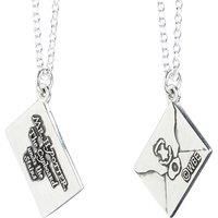 Official Harry Potter Acceptance Letter Pendant Necklace - Silver