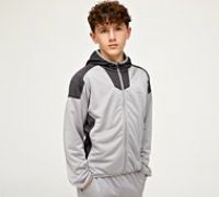 Closure London Junior Poly Track Jacket - Grey - Size XL/B