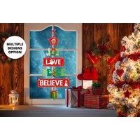 Christmas Decoration Door Hanging Pack Of 6