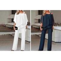 Wide Leg Jumpsuit For Women In 6 Sizes And 5 Colours - Navy