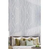 9.5M x 53Cm Modern Curve Striped Wallpaper Home Decor