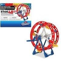 Basic Fun K/'NEX Mini Ferris Wheel Building Set, 48 Pieces for Motion Fun, and Desk Décor, Construction Model for Ages 10+, Engineering Toy for Boys & Girls