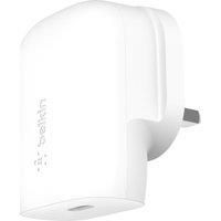 Belkin 30W USB C Wall Charger with PPS, PowerDelivery, USB-IF Certified PD 3.0 Fast Charging for iPhone 14/14 Plus, Pro, Pro Max, Galaxy S22 Ultra, Plus, iPad, Tab S7, AirPods and More