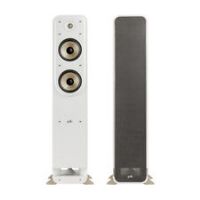 Polk Audio Signature Elite ES55 High-Resolution HiFi Floorstanding Speaker for Home Cinema, Hi-Res Certified, Compatible with Dolby Atmos and DTS: X (One Piece) - White