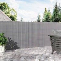 Gardensanctuary 100Cm Grey High-quality Materials Sun-blocked Privacy Fence Screen Panels