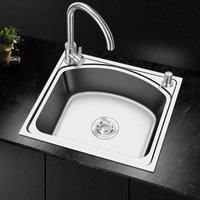 Garden Sanctuary Stainless Steel Kitchen Sink Single Bowl Catering