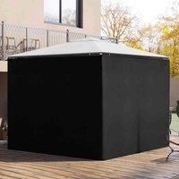 GardenSanctuary Garden Sanctuary Outdoor Waterproof Canopy Sunwall Sidewall