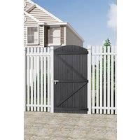 Semi Braced Arch Top Strong Wooden Garden Gate