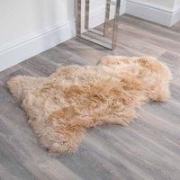 Native Natural Beige Sheepskin Rug xxl