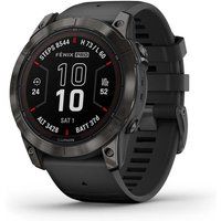 Garmin Fenix 7X Pro Sapphire Solar Titanium + Black Sports Band