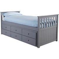 Florida Cabin Bed With Pull Out Trundle In Grey Or White