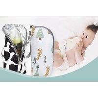 Portable Thermal Baby Bottle Bag - 6 Designs! - Black