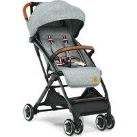 Folding Pushchair With Adjustable Backrest And Footrest - 4 Colours