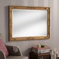 Yearn Mirrors Yearn Traditional Rectangular Mirror 104 X 74cm Gold