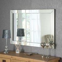 Contemporary Angled Wall Mirror 120x80cm