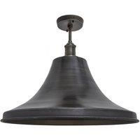 Brooklyn Giant Bell Flush Mount, 20 Inch, Pewter, Pewter Holder